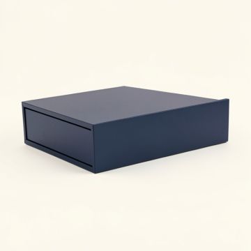 Juniper Branch Desktop Monitor Riser - Navy (synthetic illustration; no displayed measurements)