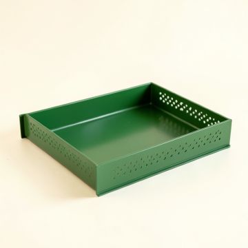 Oak Dell Empty Under-Desk Cable Tray - Green (synthetic illustration; no displayed measurements)