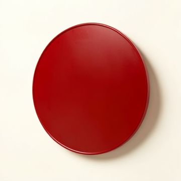 Red Rooster Round Wall Décor (synthetic illustration; no displayed measurements)