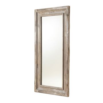 Ciaran Hammered Coastal Beveled Distressed Full Length Mirror