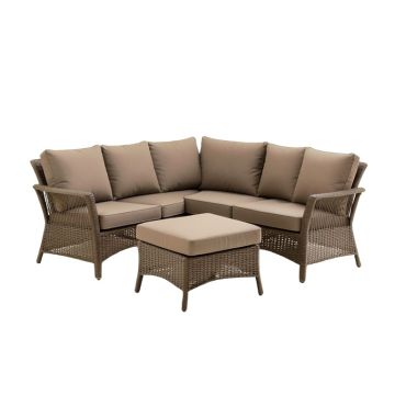 Ensor Outdoor 5 Piece Seating Group With Cushions