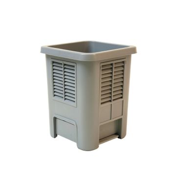 Willow Bend Closed Garden Compost Bin - Gray