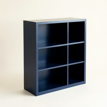 Harbor Arc Freestanding Bookcase (synthetic illustration; no displayed measurements)