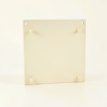 Birch Bluff Empty Wall-Mounted Tool Organizer Panel - Ivory (synthetic illustration; no displayed measurements)