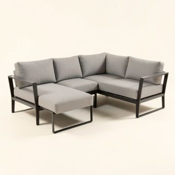 Ahlers Patio Sectional With Cushions (synthetic illustration; no displayed measurements)