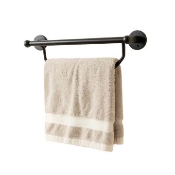 Rustic Modern Wrought Iron Towel Holder | Fancy 17 '' Rot Towel Bar Rack For Kitchen