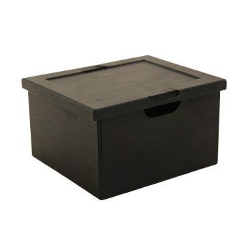 Willow Arc Low Toy Storage Unit - Black