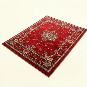 Daisy Power Loom Red Rug (synthetic illustration; no displayed measurements)