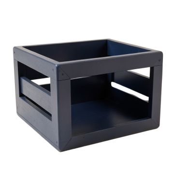 Brook Canyon Empty Furniture-Style Pet Crate - Navy