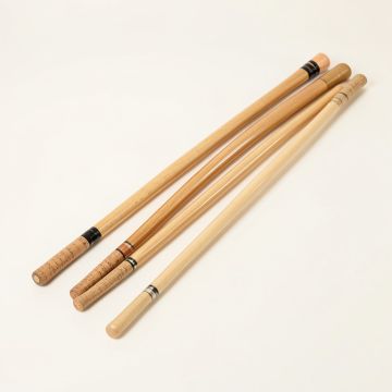 4 Piece 58 '' Hardwood Canadian Maple Pool Cue Set (synthetic illustration; no displayed measurements)