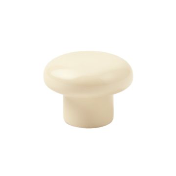 Linden Arc Cabinet Knob Without Packaging - Cream