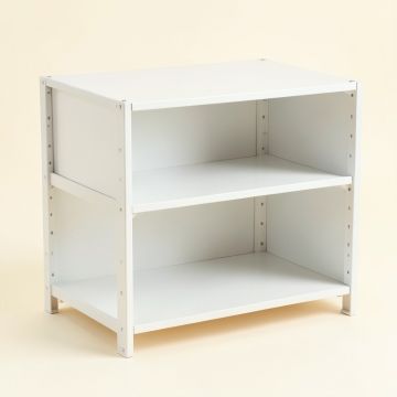 Brook Bluff Empty Mug-Storage Cabinet Insert - White (synthetic illustration; no displayed measurements)