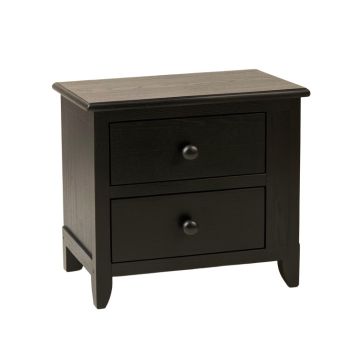 Linden Edge Nightstand - Black