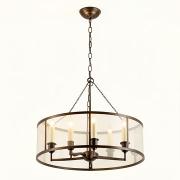 Edmonds 5-Light Candle Style Drum Chandelier (synthetic illustration; no displayed measurements)