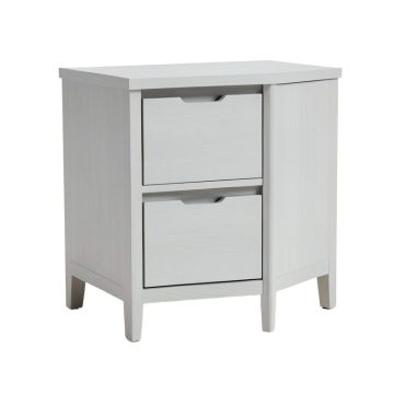 Crary 2 - Drawer Nightstand In Light Gray