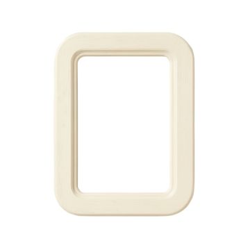 Lake Arc Framed Wall Mirror - Cream