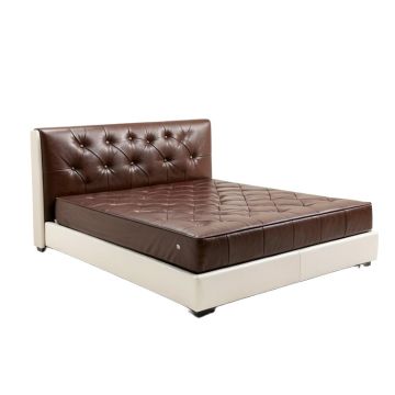Salina Tufted Upholstered Low Profile Platform Bed
