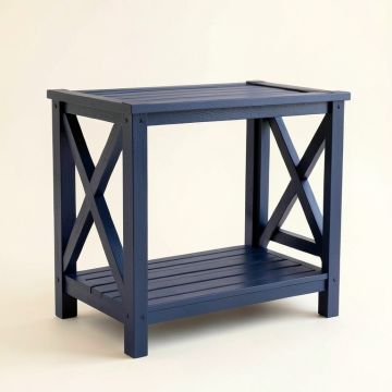 Juniper Canyon Empty Seed-Starting Shelving Unit Without Lights - Navy (synthetic illustration; no displayed measurements)
