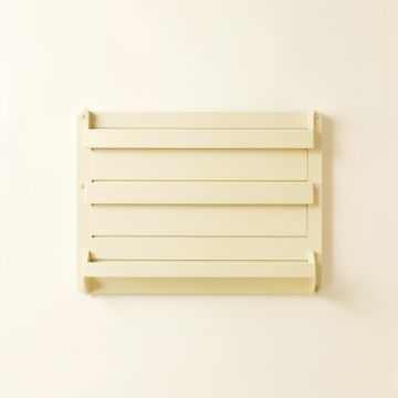 River Crest Empty Wall-Mounted Tool Organizer Panel - Ivory (synthetic illustration; no displayed measurements)