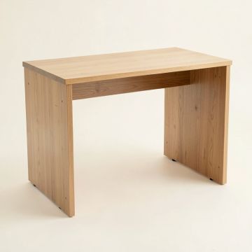 Delmi Solid Wood Desk (synthetic illustration; no displayed measurements)