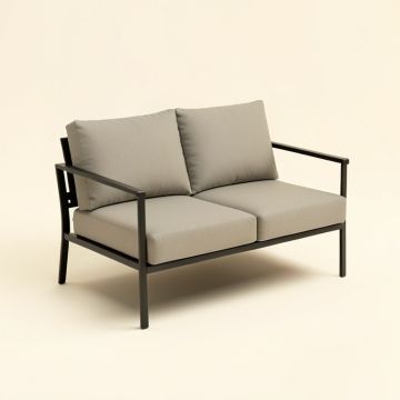 Mireya Patio Sofa With Cushions (synthetic illustration; no displayed measurements)