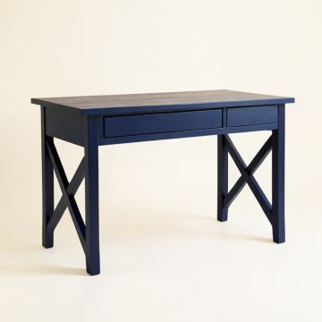 Flint Branch Writing Desk - Navy (synthetic illustration; no displayed measurements)