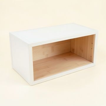 Bay Crossing Shoe Storage Bench - White (synthetic illustration; no displayed measurements)
