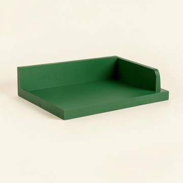Meadow Crest Wall-Mounted Cat Perch - Green (synthetic illustration; no displayed measurements)