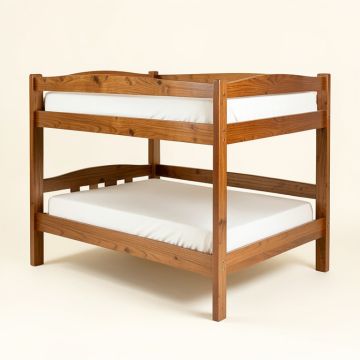 Kemah Twin Solid Wood Standard Bunk Bed (synthetic illustration; no displayed measurements)