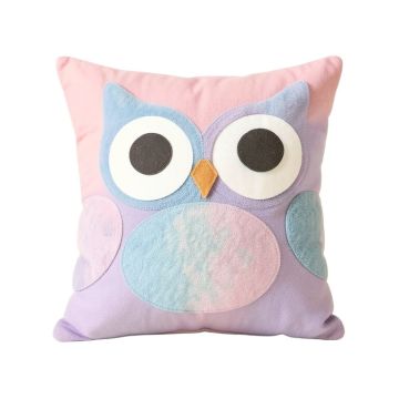Ambrose Cute Owl Decorative Cotton Throw Pillow