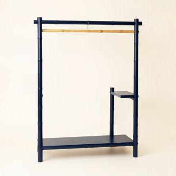 Lake Bridge Empty Garment Rack - Navy (synthetic illustration; no displayed measurements)
