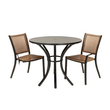 Doyt 3 Piece Patio Bistro Set