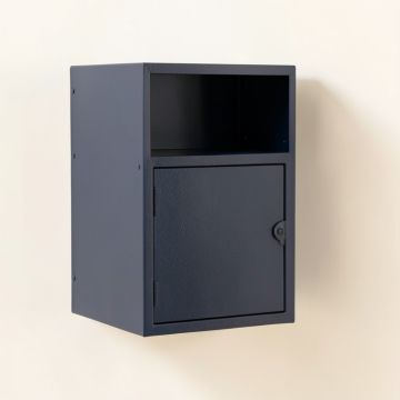 Harbor Brook Wall-Mounted Entry Cabinet - Navy (synthetic illustration; no displayed measurements)