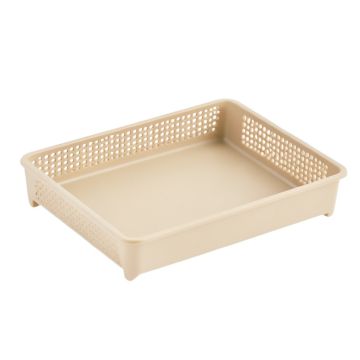 Ash Crest Empty Under-Desk Cable Tray - Beige