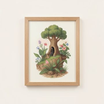 Happy Mud Season ! Framed Textual Art (synthetic illustration; no displayed measurements)