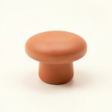 Spruce Bend Cabinet Knob Without Packaging - Terracotta (synthetic illustration; no displayed measurements)