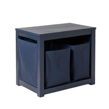 Cedar Bend Laundry Sorting Station With Plain Removable Bags - Navy