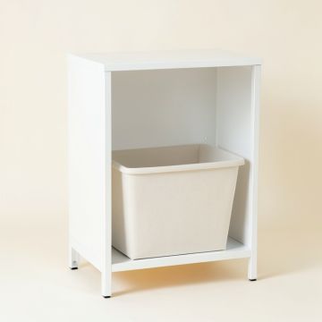 Dawn Arc Freestanding Pull-Out Hamper Cabinet (synthetic illustration; no displayed measurements)