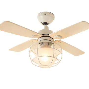 Coven 5 - Blade Caged Ceiling Fan Light Kit Included