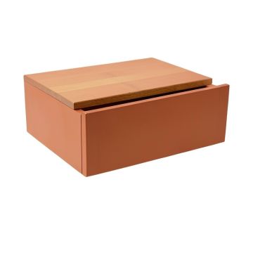 Ridge Bridge Under-Desk Drawer Unit - Terracotta