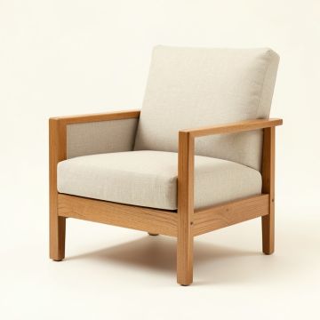 Astoria 30 '' Wide Linen Armchair (synthetic illustration; no displayed measurements)