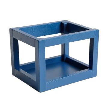 Birch Brook Empty Furniture-Style Pet Crate - Blue