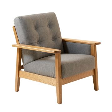Basel 31.5 '' Wide Tufted Polyester Lounge Chair
