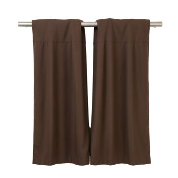 Farmhouse Room Darkening Rod Pocket Curtain Panels