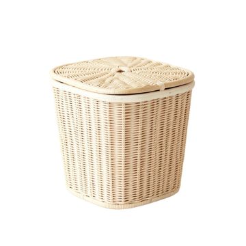 Ash Branch Laundry Hamper - White