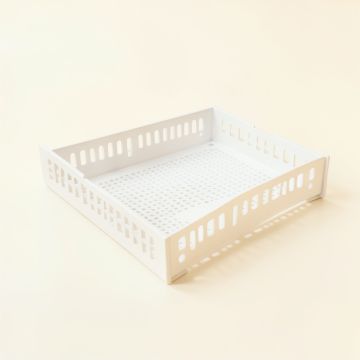 Briar Brook Empty Under-Desk Cable Tray - White (synthetic illustration; no displayed measurements)