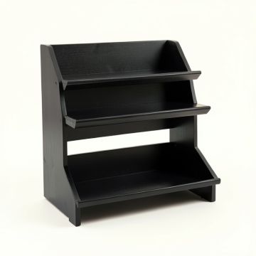 Alder Arc Low Bookcase (synthetic illustration; no displayed measurements)