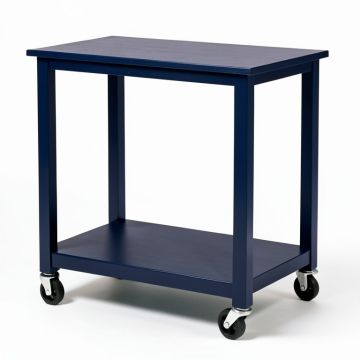 River Edge Empty Rolling Workshop Cart - Navy (synthetic illustration; no displayed measurements)