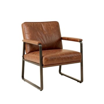 Tristani 25 '' Wide Cowhide Armchair