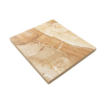 Byron Random Sized Marble Mosaic Tile In Wooden Marble Mix